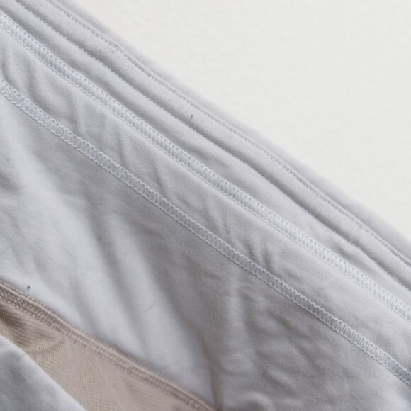 Lululemon Real Quick Short Perforated 3.5" Jasmine White Multi High Rise Liner 6 - Picture 12 of 16